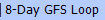 8-Day GFS Loop